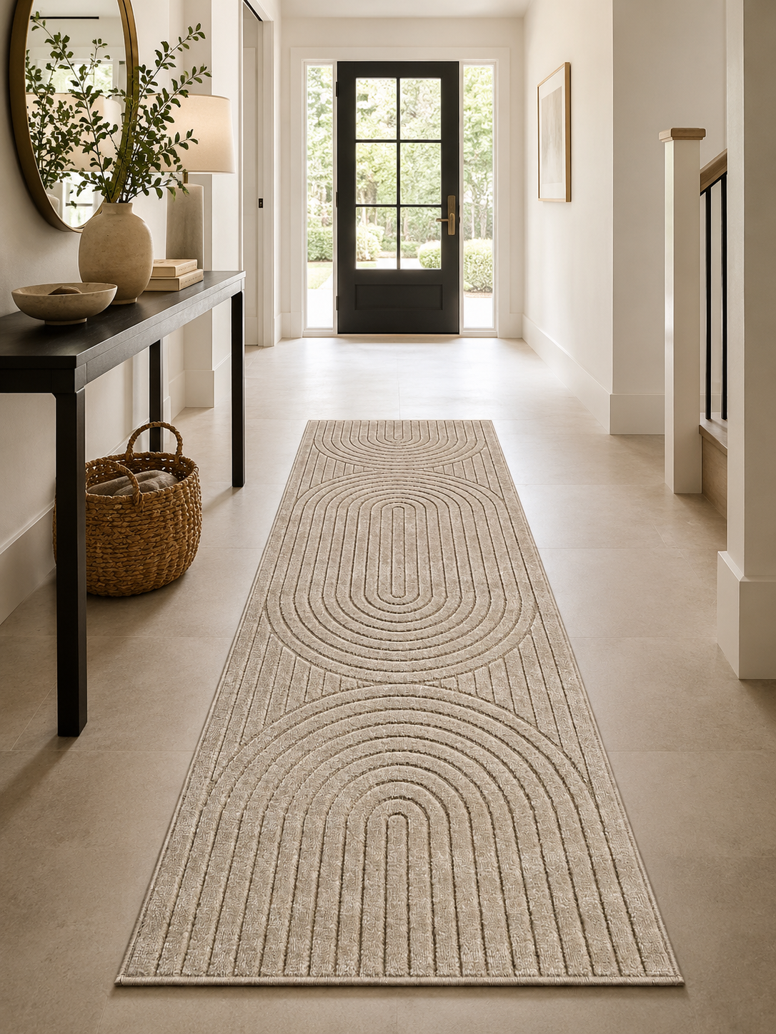 Läufer Japandi Teppich - NOVA 1201 BEIGE