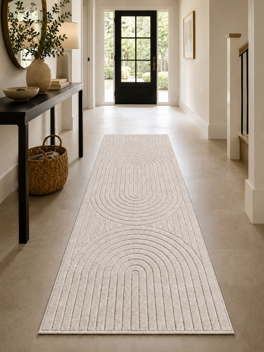 Läufer Japandi Teppich - NOVA 1201 CREAM