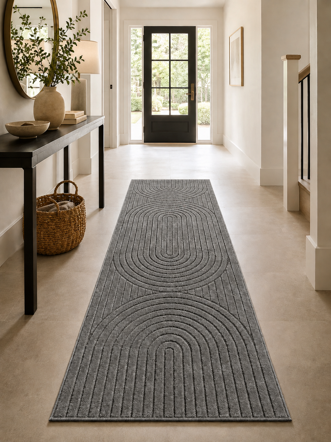 Läufer Japandi Teppich - NOVA 1201 SILVER