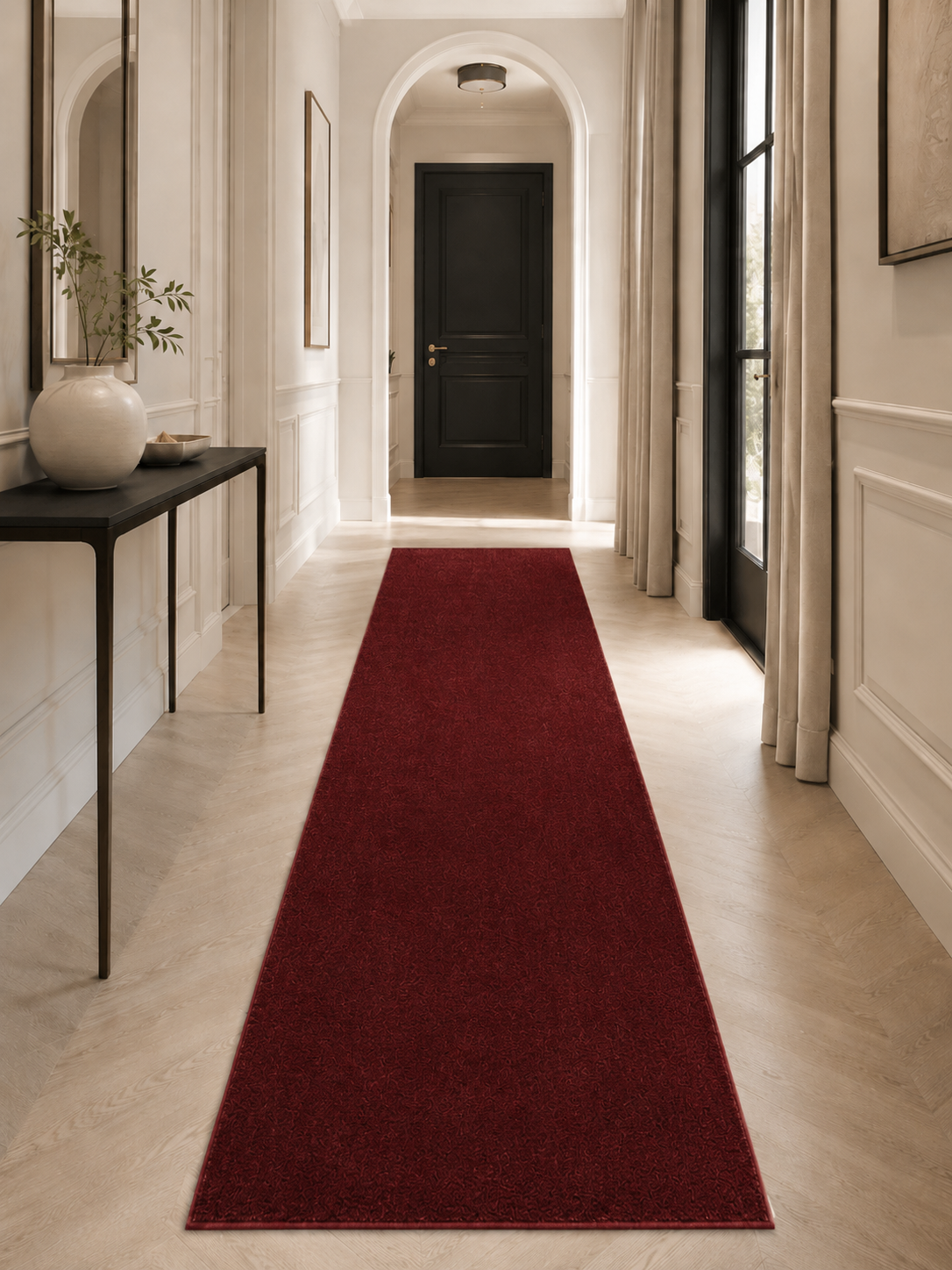 Läufer Teppich Modern - ATA 7000 ROT