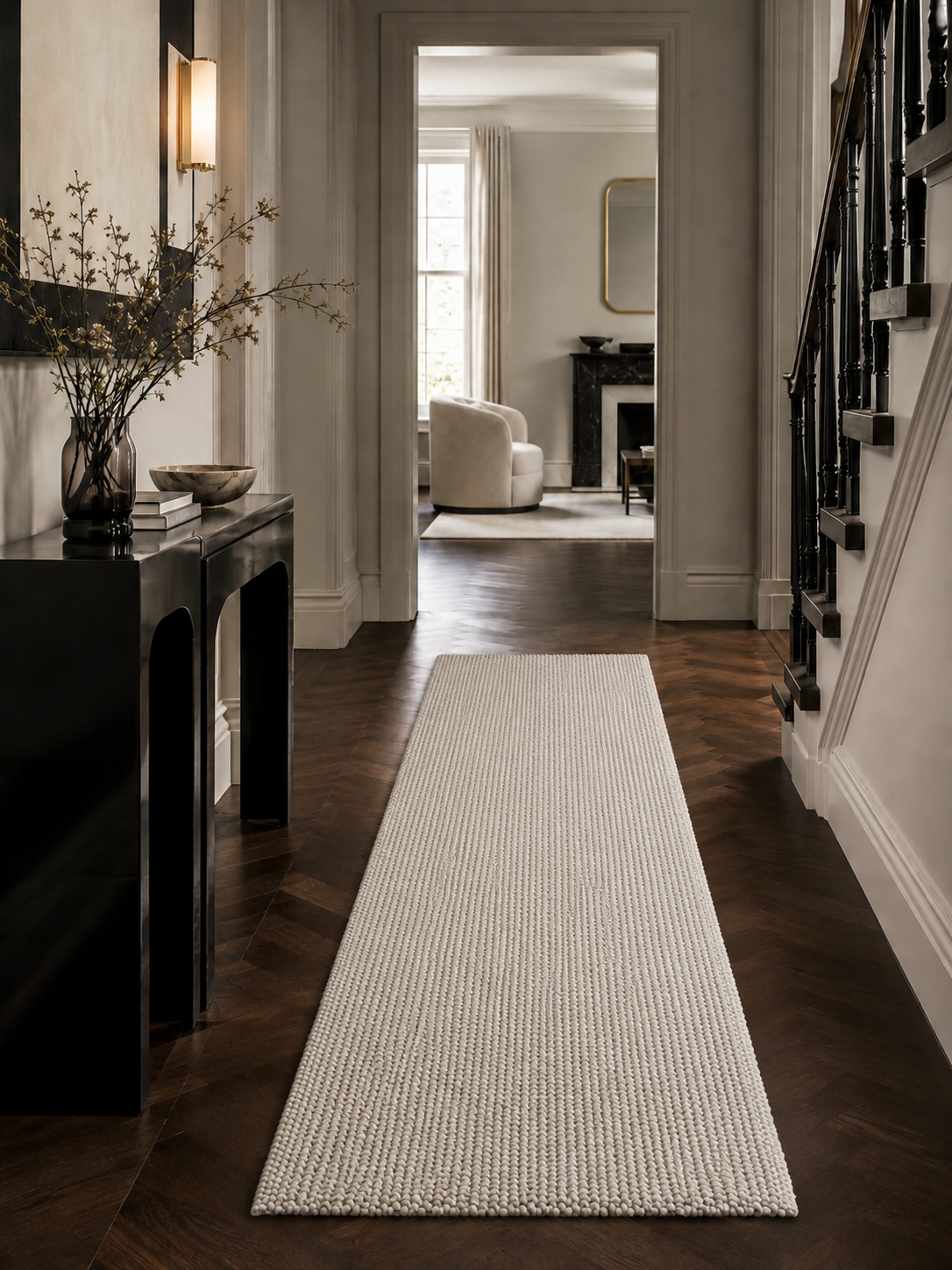 Läufer Moderner Teppich - LOOM 4300 CREAM