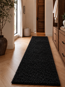 Läufer Shaggy Hochflor Teppich - LIFE 1500 ANTHRAZIT