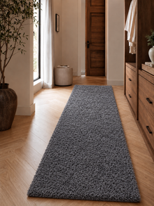 Läufer Shaggy Hochflor Teppich - LIFE 1500 GREY