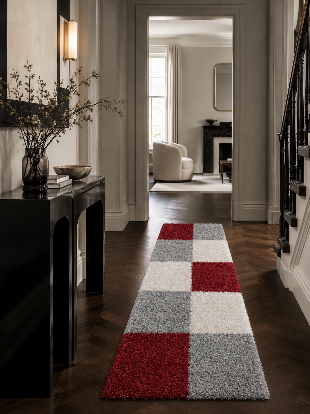 Teppichläufer Shaggy Hochflor - LIFE 1501 RED