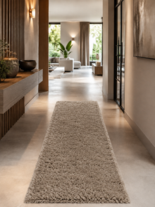 Läufer Shaggy Hochflor Teppich - SYDNEY 3000 NATUR
