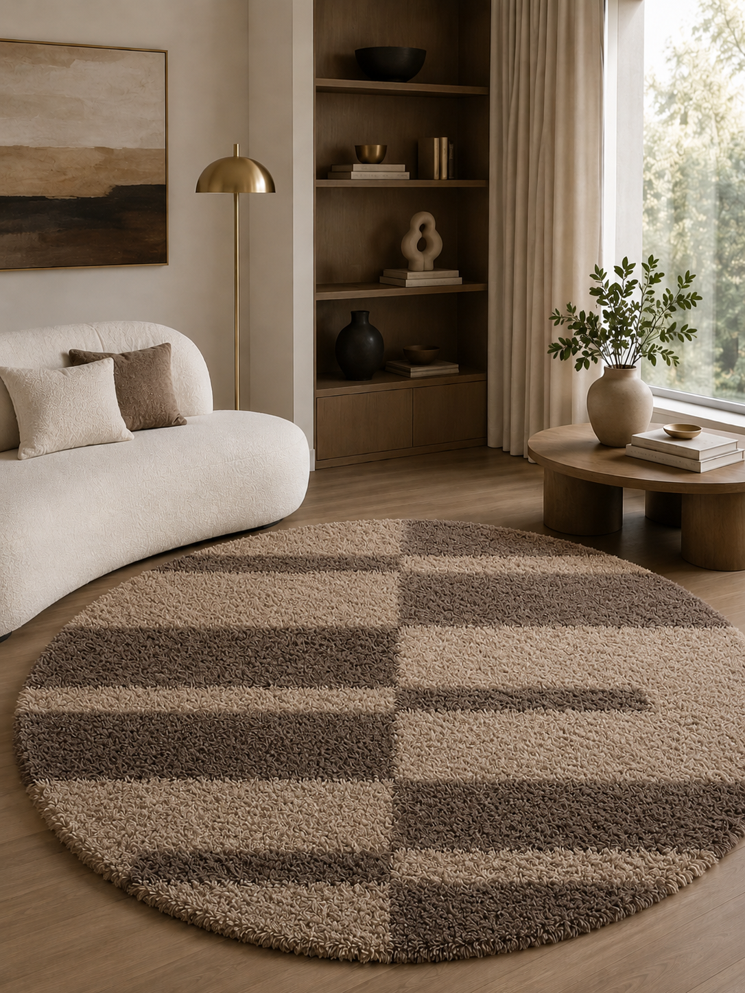 Rund GALA 2505 TAUPE
