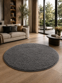 Runder Moderner Teppich - ATA 7000 GREY