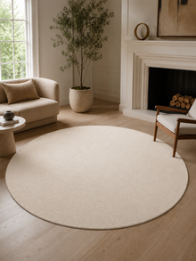 Runder moderner Teppich - JOY 1400 CREAM