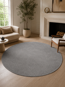 Runder Moderner Teppich - JOY 1400 GREY