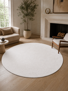 Runder Moderner Teppich - JOY 1400 WHITE