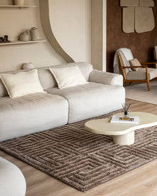 Moderner Teppich – Mallorca Braun