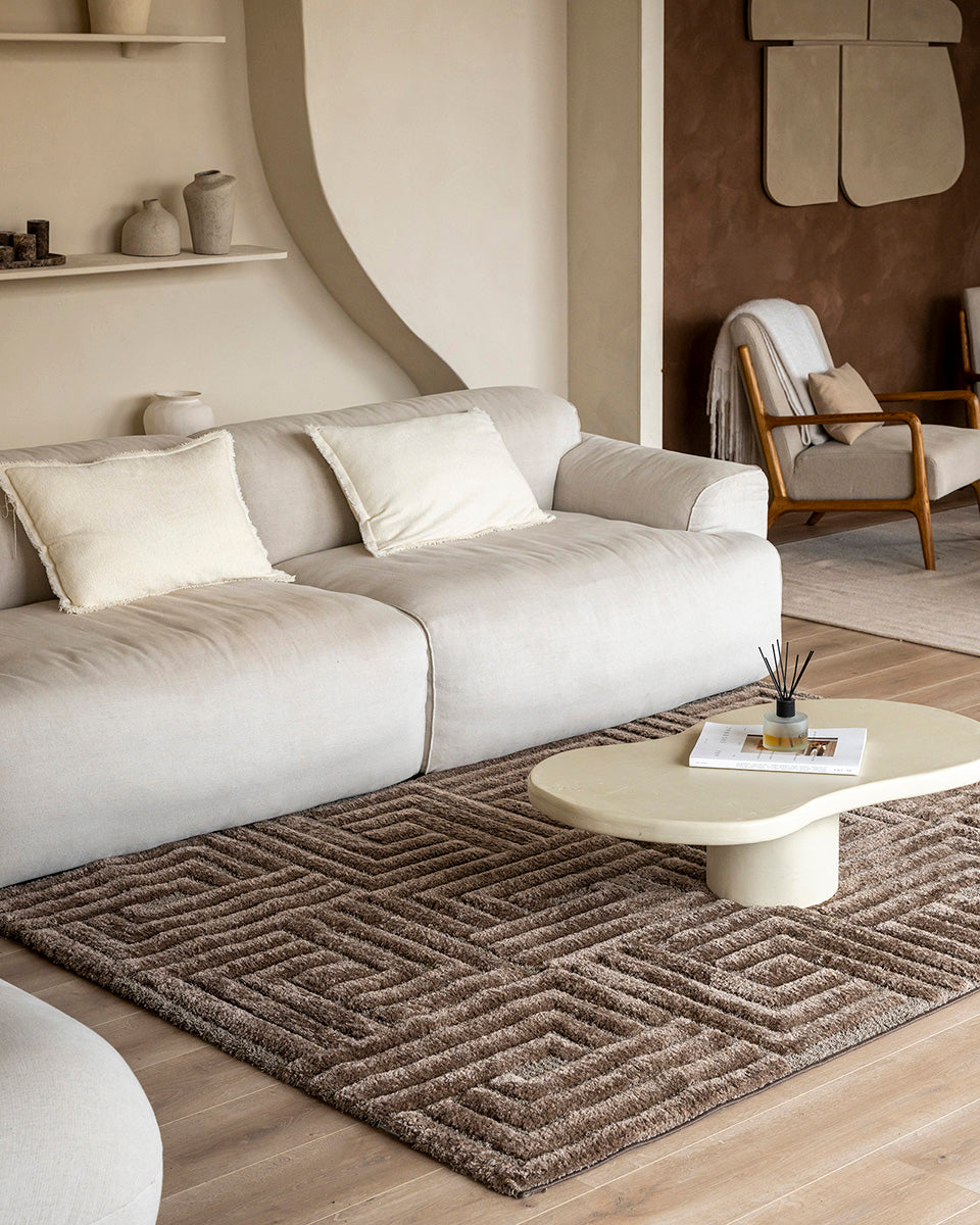 Moderner Teppich – Mallorca Braun