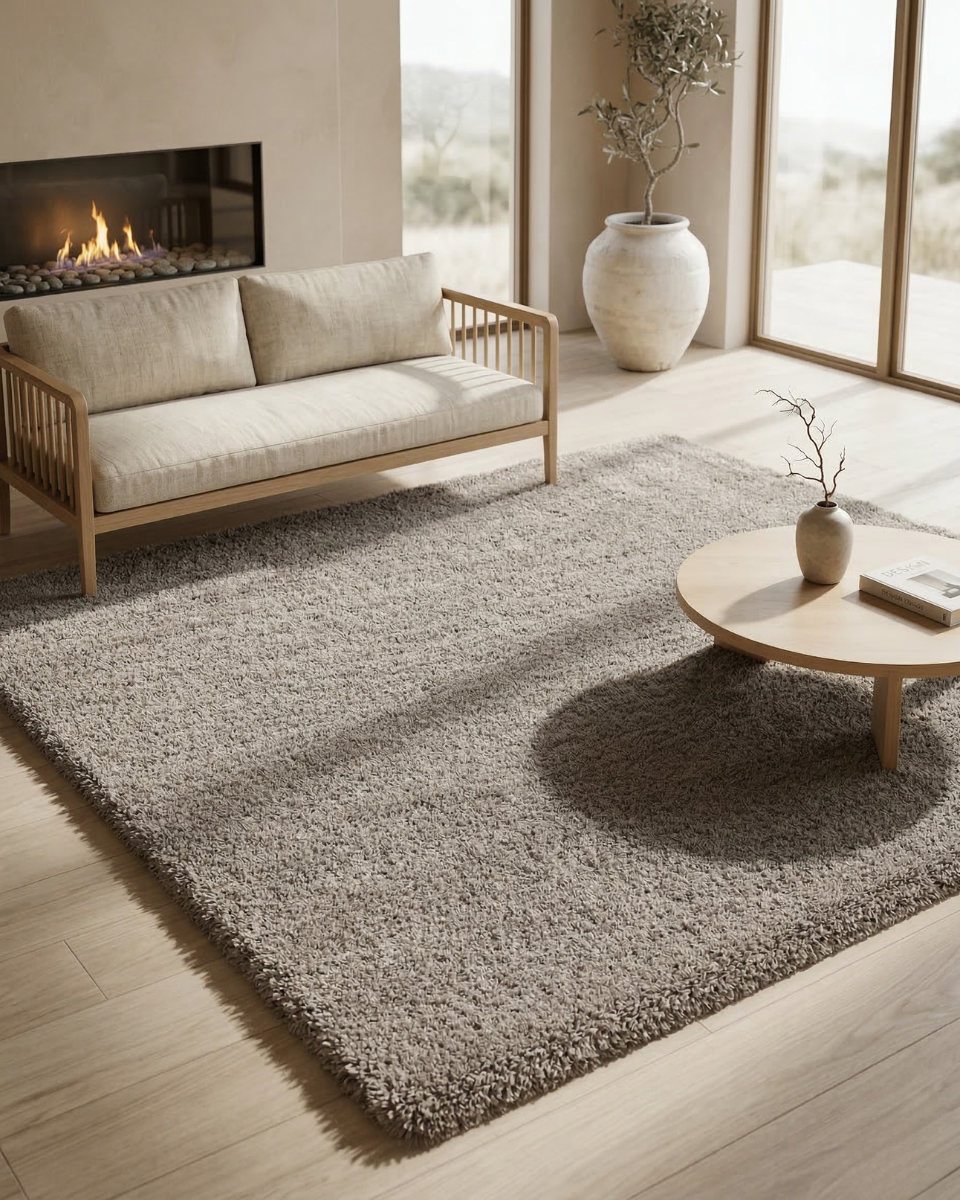 Hochflor-Teppich - FLUFFY 3500 BEIGE