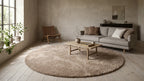 Noa Shaggy Beige Rund