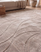 Japandi Teppich Flova Taupe - 200x290 cm
