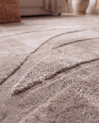 Japandi Teppich Flova Taupe - 200x290 cm