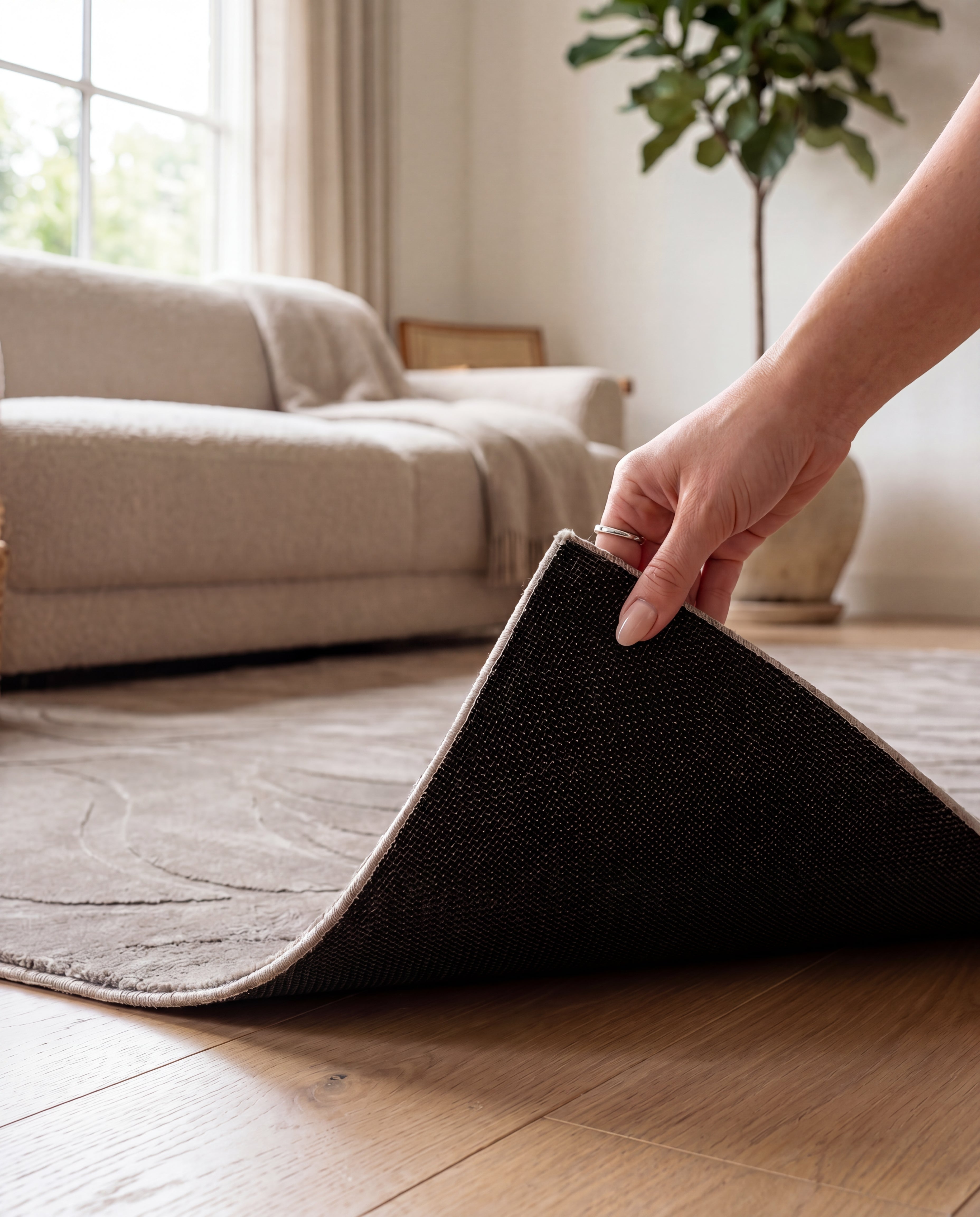 Japandi Teppich Flova Taupe - 200x290 cm