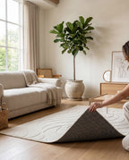 Japandi Teppich Flova Beige