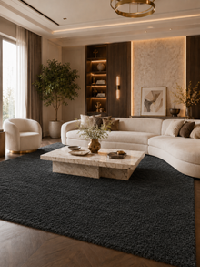 Hochflor Teppich - FLUFFY 3500 GRAU