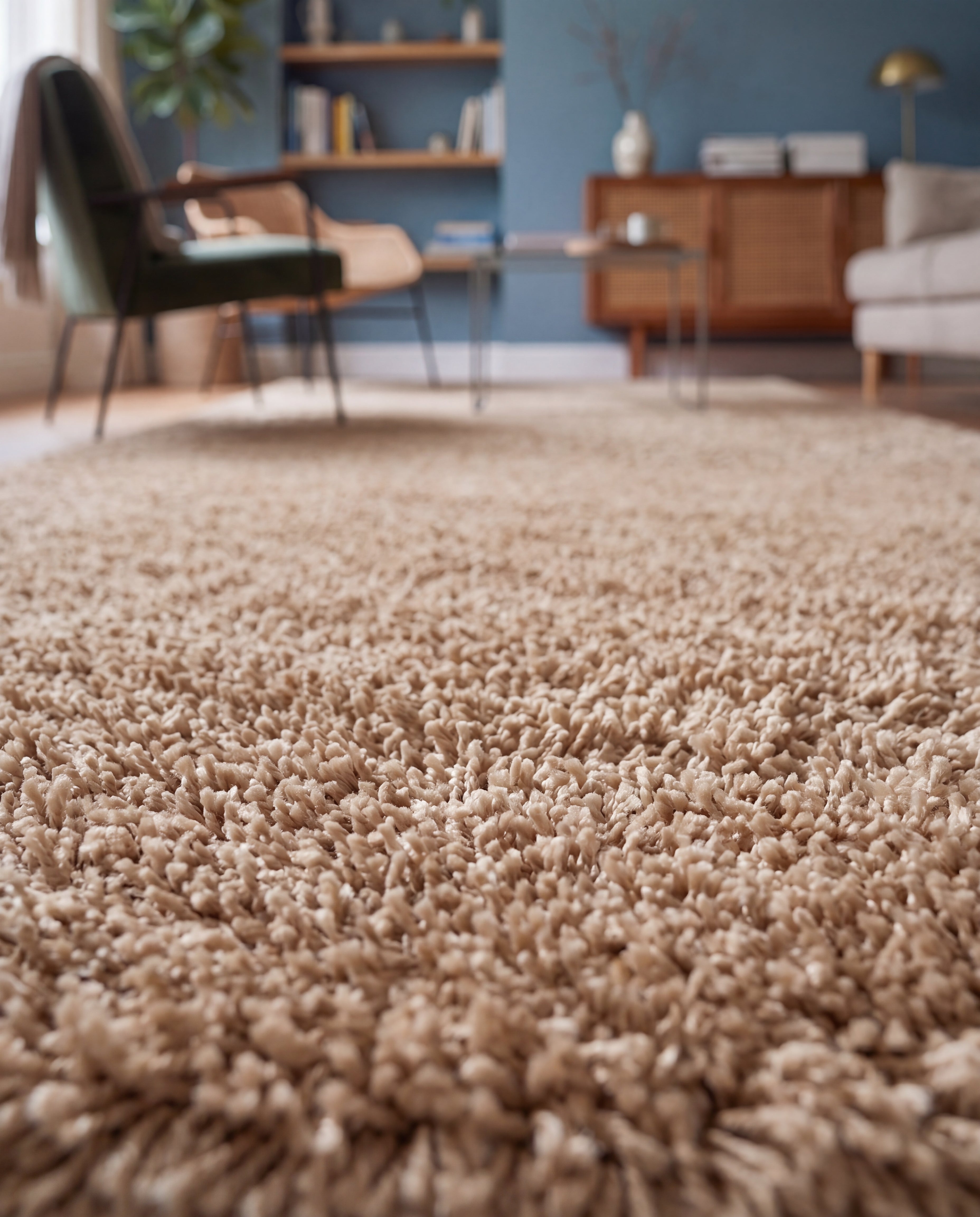 Shaggy Hochflorteppich - LIFE 1500 BEIGE