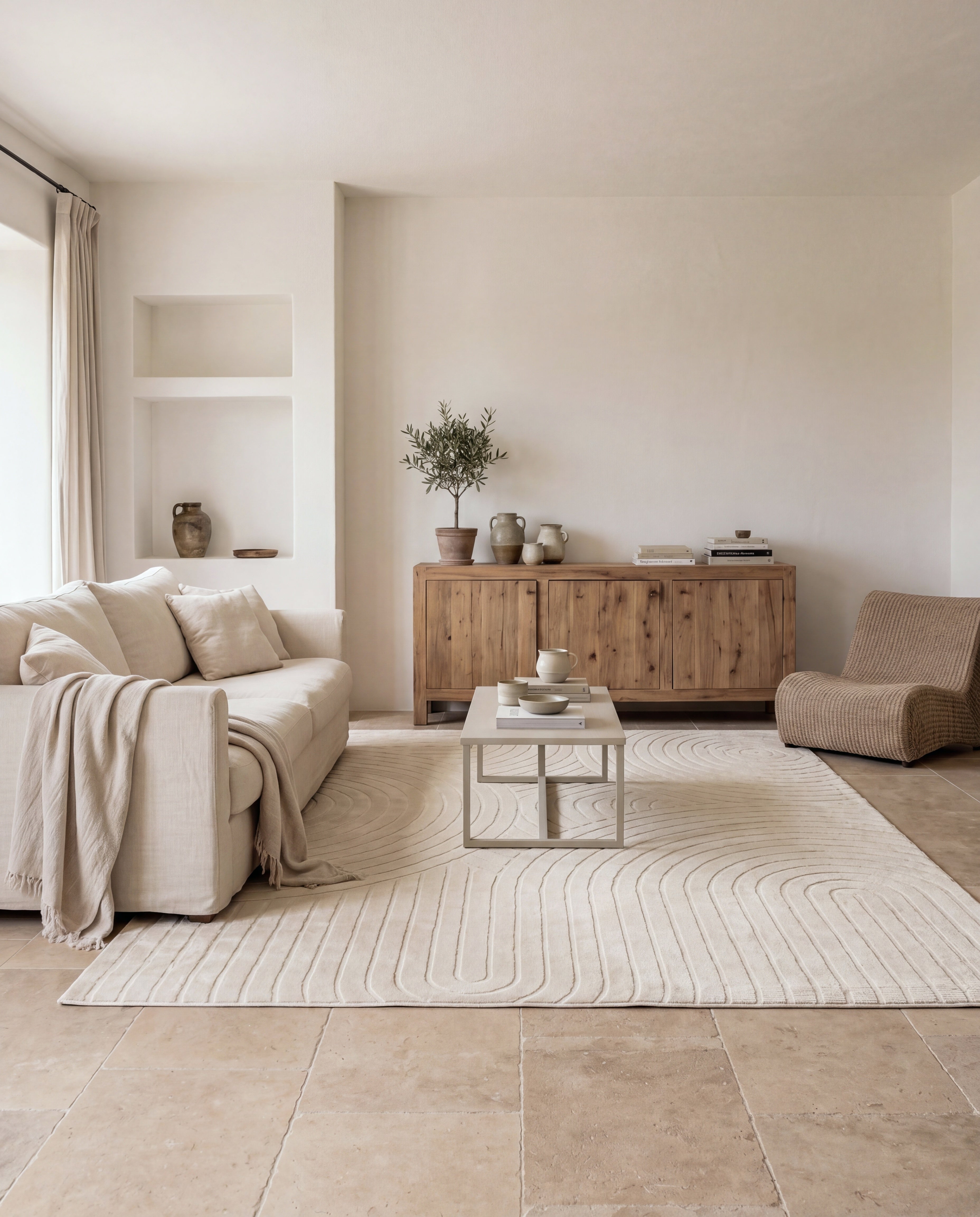 Japandi-Teppich – Terra Zenith Beige