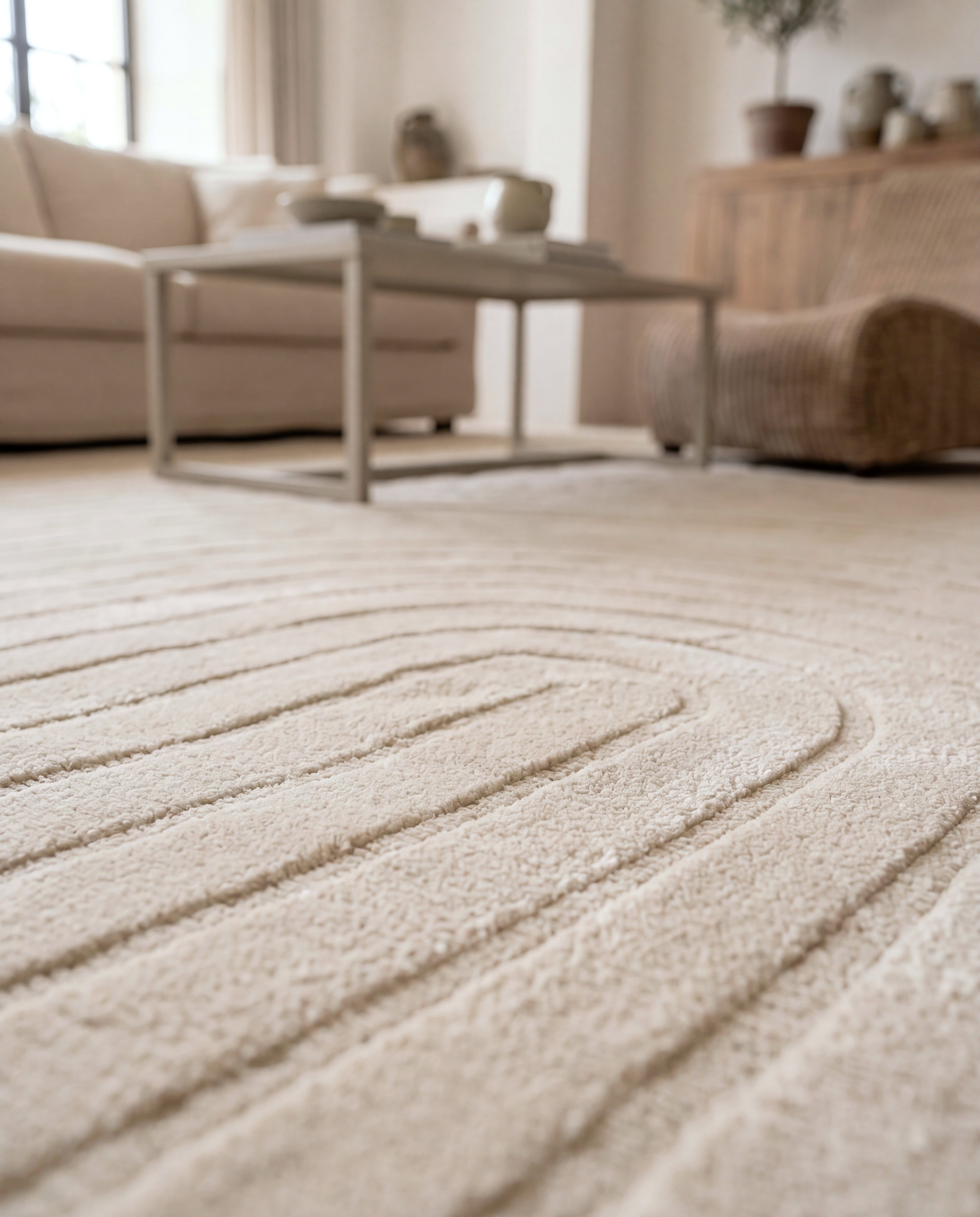 Japandi-Teppich – Terra Zenith Beige