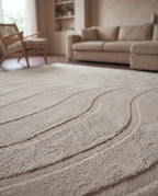 Japandi-Teppich – Terra Maris Beige
