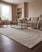 Japandi-Teppich – Terra Maris Beige