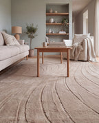 Japandi-Teppich – Terra Maris Taupe