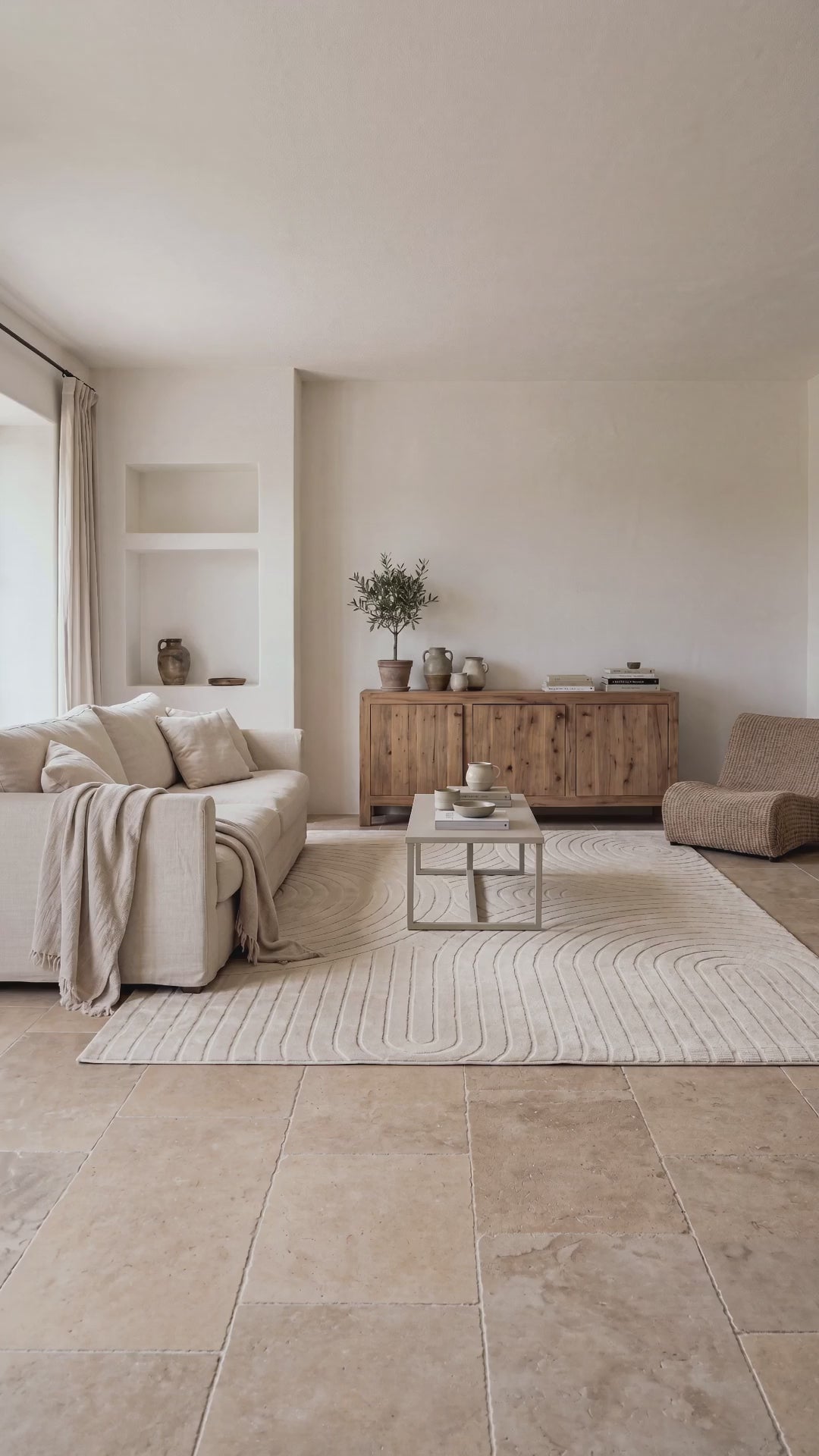 Japandi-Teppich – Terra Zenith Beige