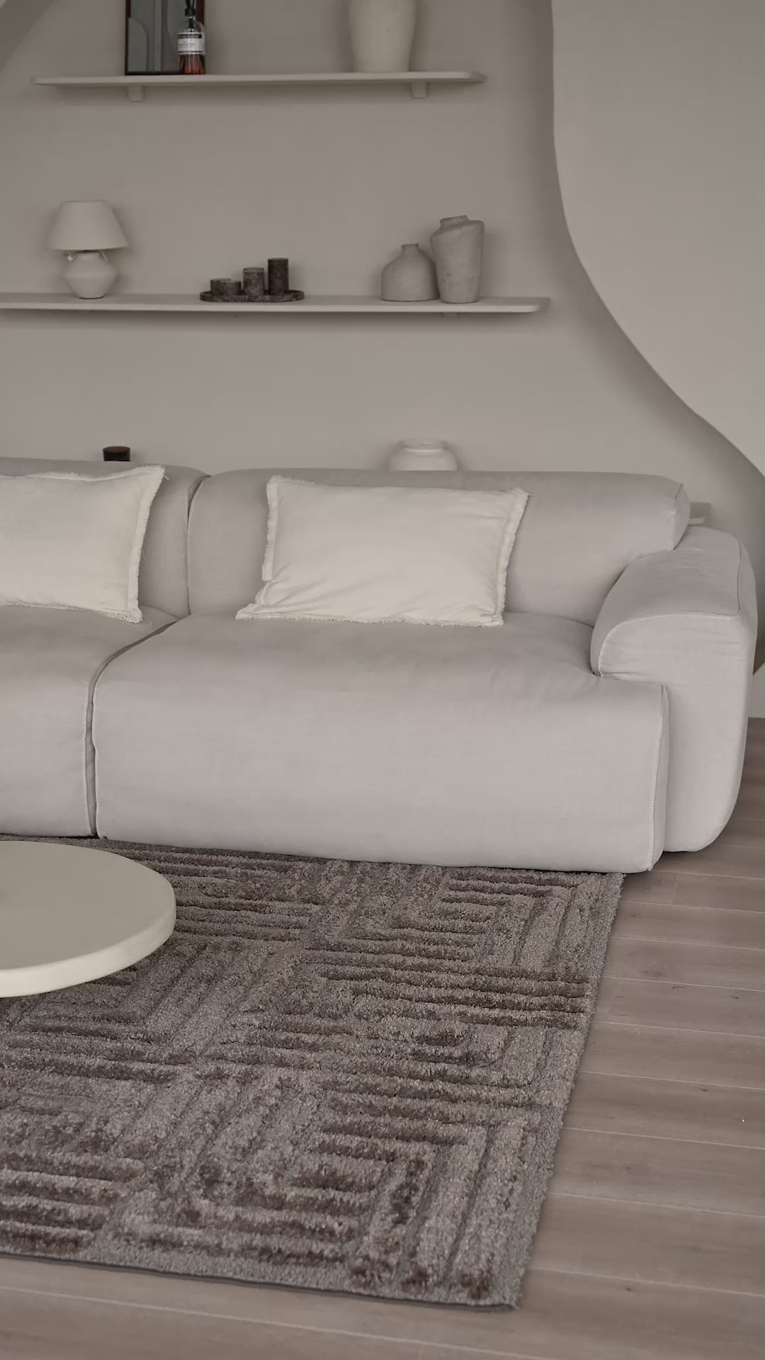 Moderner Teppich – Mallorca Braun