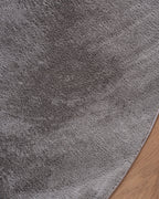 Runder Japandi-Teppich – Ovara Plano Grey