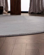 Runder Japandi-Teppich – Ovara Plano Taupe