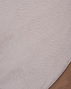Runder Japandi-Teppich – Ovara Plano Taupe