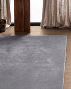 Japandi-Teppich – Terra Plano Grau