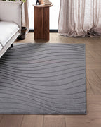 Japandi-Teppich – Terra Maris Grau