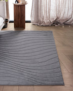 Japandi-Teppich – Terra Maris Grau