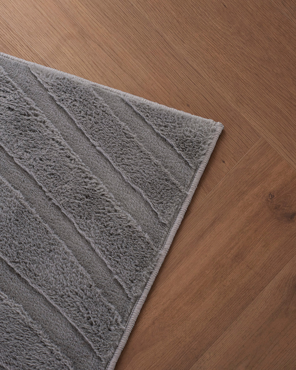 Japandi-Teppich – Terra Maris Grau
