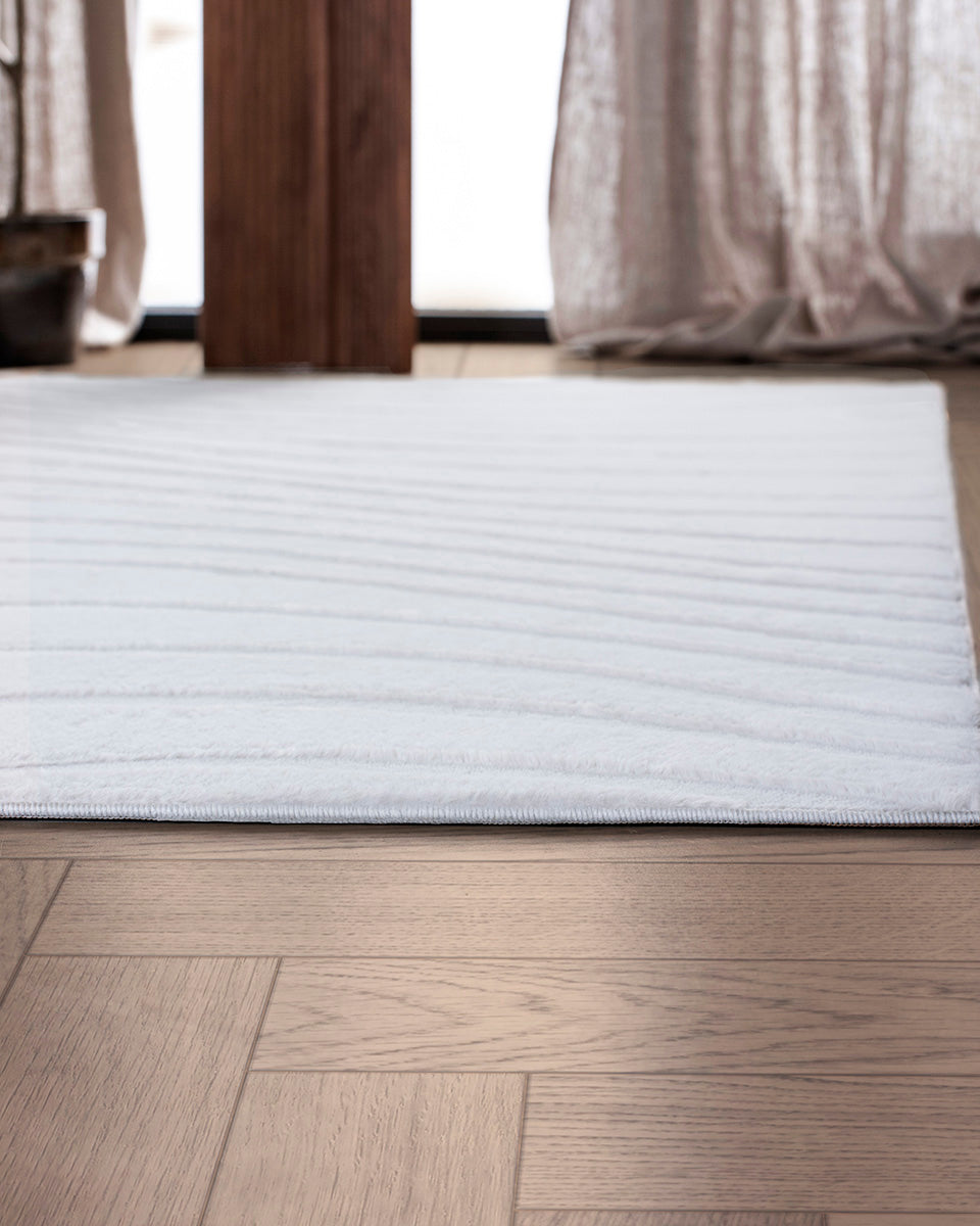 Japandi Teppich - Terra Maris Gebrochen Weiß